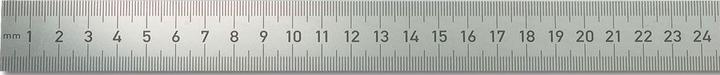 Produktbild BMI Stahlmassstab 200mm Edelstahl (mm)