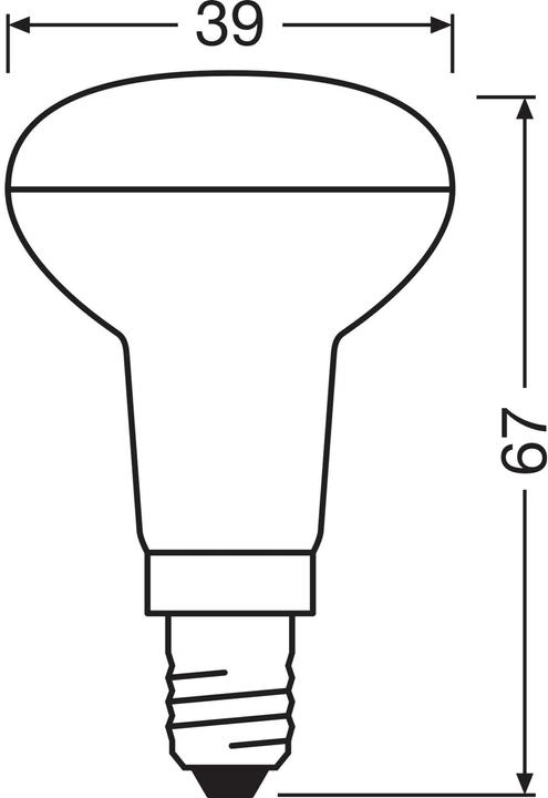 Produktbild Osram Led Star R39 (E14, 25 W, 110 lm, 1 x, F)