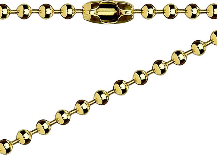 Produktbild Star Piercing Kette mit Kugeln vergoldet (Chirurgenstahl 316L, ohne Messing)