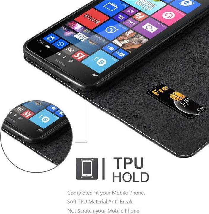 Productafbeelding Cadorabo Boek X Portemonnee Hoesje (Nokia Lumia 1320)