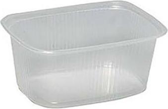 Immagine prodotto Wimex.eu Contenitore per insalata 250 ml 108x81x50 mm Rektangulaer PP trasparente, 100 pezzi/pz.