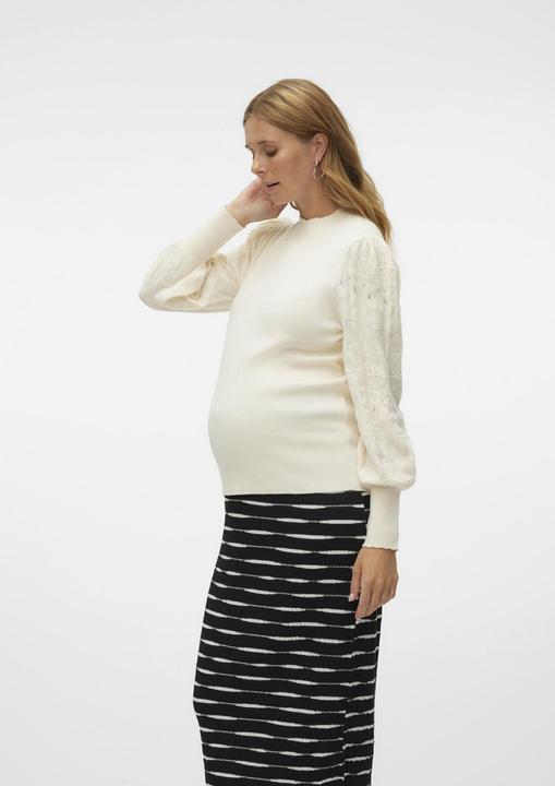 Actual product image Vero Moda Maternity Regular fit High neck Balloon sleeves Pullover Knitted top (L)