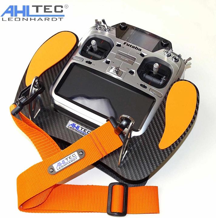 Actual product image AHLtec futaba t32mz carbon transmitter console with standard transmitter console bracket, without hand