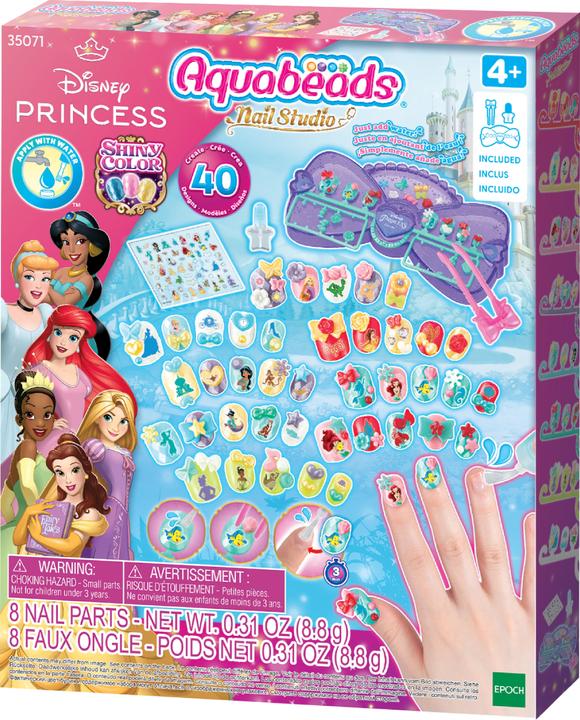 Actual product image Epoch Aquabeads 35071 Disney Princesses Nail Studio, multicolour (Artificial nails, Multicoloured)