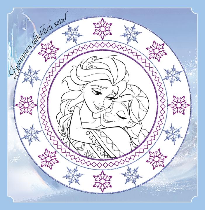 Actual product image Panini Disney The Ice Queen: My glitter mandalas to colour in