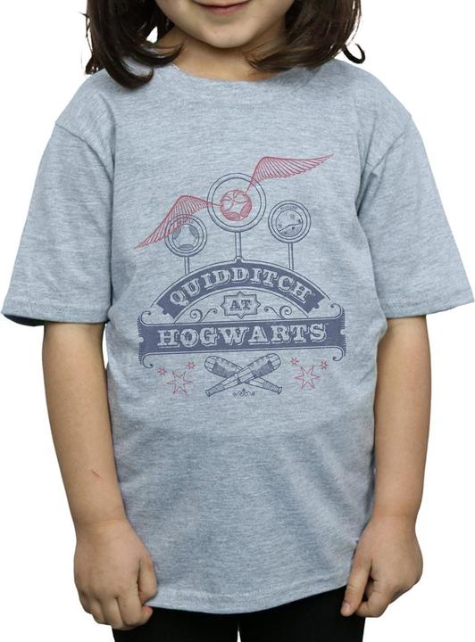 Immagine prodotto Quidditch At Hogwarts Maglietta Ragazze (152, 158)