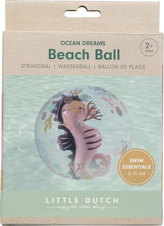 Immagine prodotto Little Dutch Pallone da spiaggia 3D Ocean Dreams Rosa