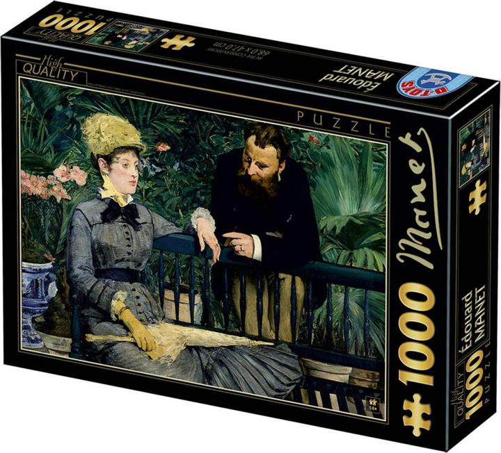 Immagine prodotto D-Toys Puzzle 1000 Manet, Conversazione (1000 pezzi)