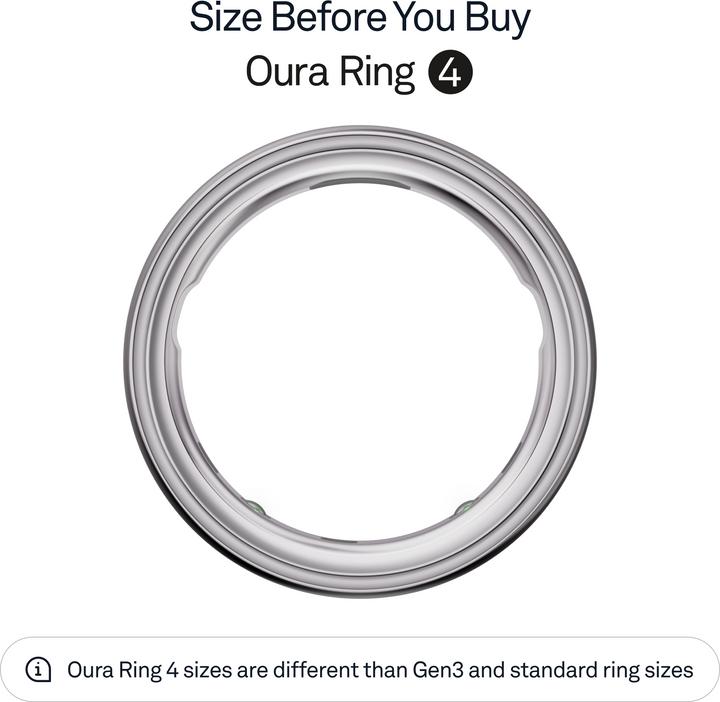 Produktbild Oura Ring 4 (12, Silber)