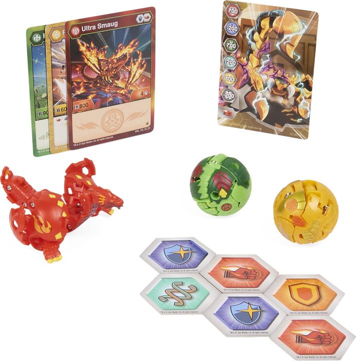 Spin Master Bakugan Evolutions Starter Set Triple Pack, Serpillious Ultra met Hydorous en Pegatrix