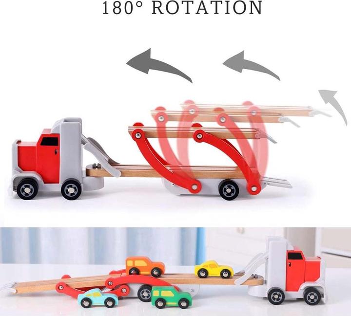 Produktbild Topbright Toys Houten Transporter met Auto's