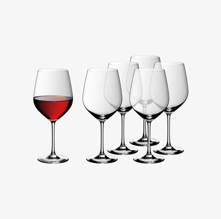 Produktbild WMF Burgunderkelch 6-tlg. Set EASY PLUS klar (70 cl, 6 Gläser, Rotweingläser)