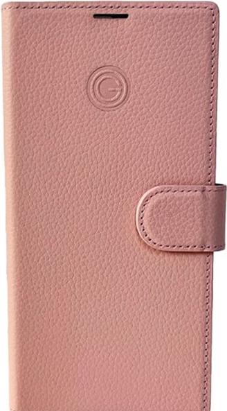 Actual product image Mike Galeli Book cover genuine leather Marc strawberry cream (Samsung Galaxy S23 Ultra)