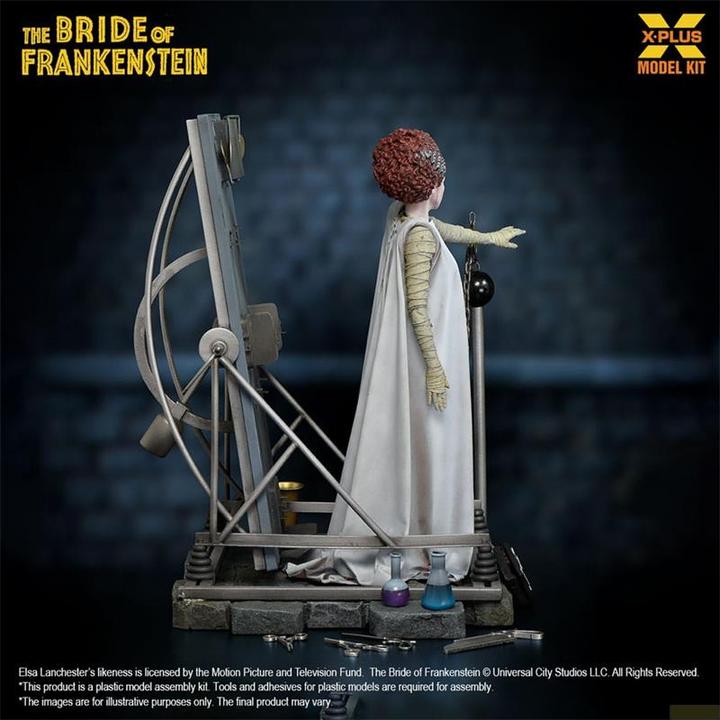 Produktbild X-Plus Frankensteins Braut Plastic Model Kit 1/8 Bride of Frankenstein 21 cm