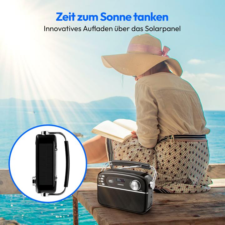 Actual product image Medion DAB+ Radio LIFE E66809 Black (DAB+, FM, VHF, PLL, Bluetooth)