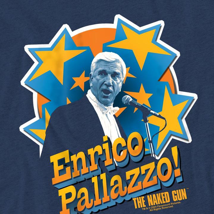 Actual product image The Naked Gun Unisex Adult It's Enrico Pallazzo T-Shirt (S)