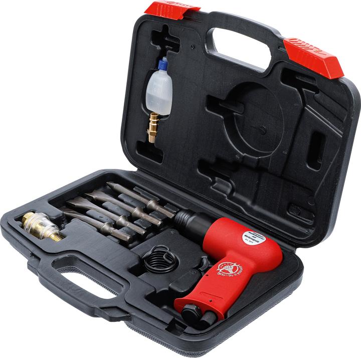 Actual product image BGS Air Hammer Chisel Set 8 pcs. (Rechargeable battery operated)