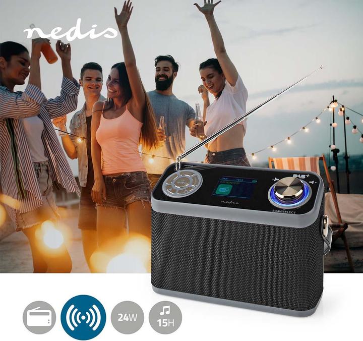 Productafbeelding Nedis DAB+ radio (DAB+, FM, Bluetooth)