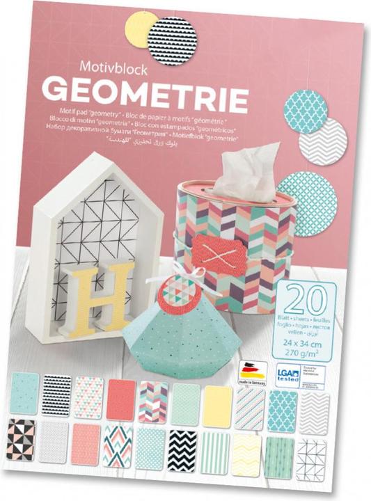 Image du produit Folia Bloc de motifs (270 g/m², 20 x)
