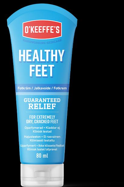 Actual product image O'Keeffe's Healthy Feet - Foot Cream - Tube - 85 g. (Foot deodorant & powder)