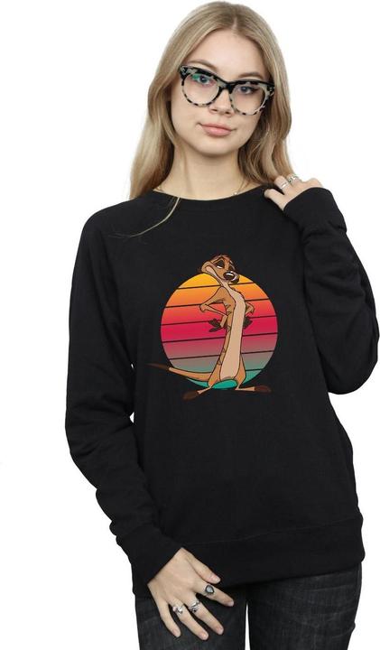 Actual product image Disney Womens/Ladies The Lion King Timon Sunset Sweatshirt (XL)