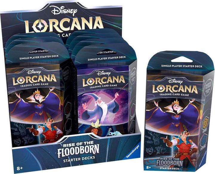 Actual product image Disney Lorcana TCG Rise of the Floodborn Starter Decks Display (8) *English Edition* (English, Booster display)