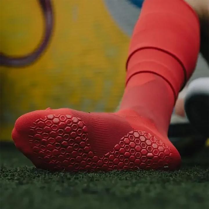 Produktbild NovoSoxx Fussballsocken Gr. 42-47 Grip Socken Fussball Strümpfe GripSoxx Rot (42 - 47)