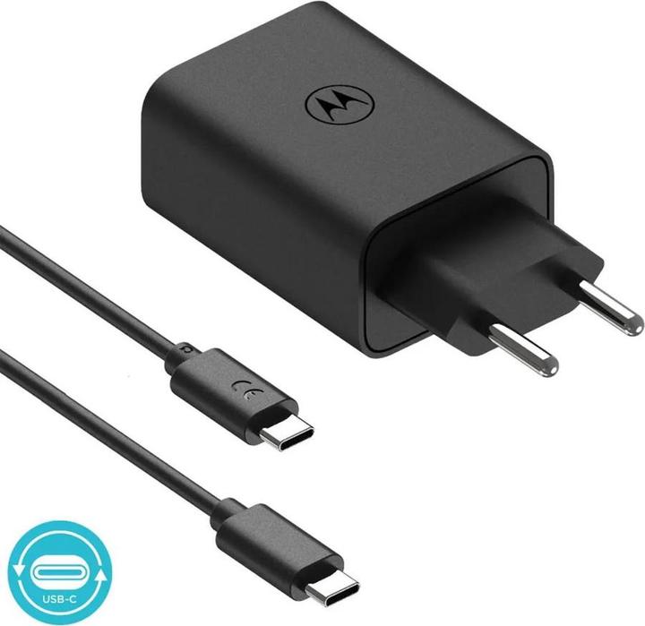 Motorola TurboPower Reislader 50 W Duo USB-C + USB-A met USB-C kabel (50 W)
