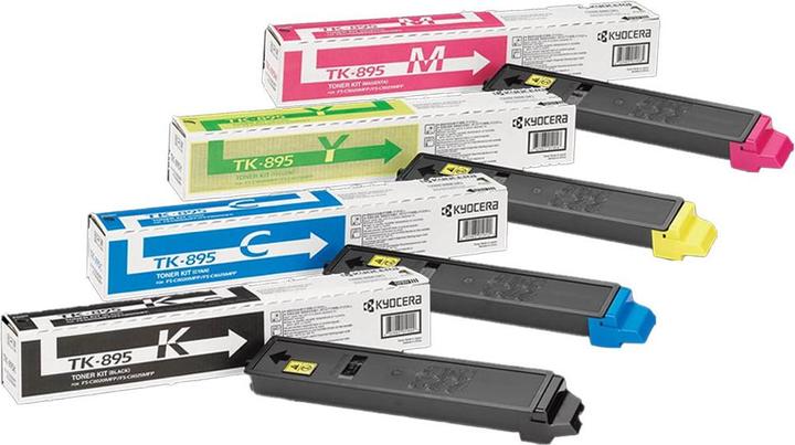 Produktbild Kyocera Original TK-895 SET Multipack / Set mit allen vier Farben (M, Y, BK, C)