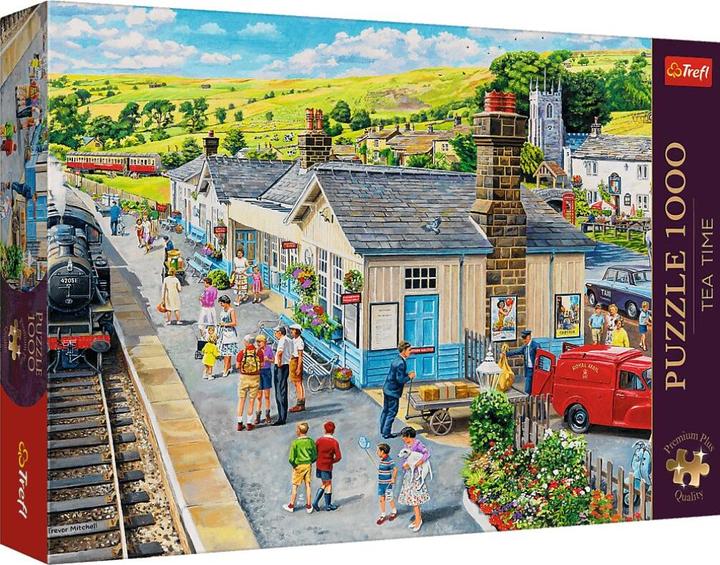 Immagine prodotto Trefl Puzzle Premium Plus 1000 - Stazione ferroviaria (1000 pezzi)