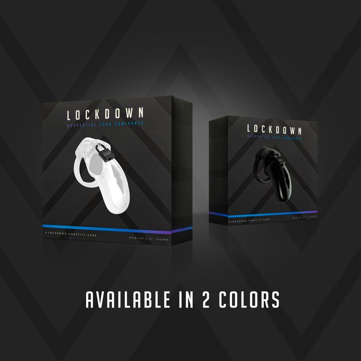 Actual product image Lockdown Chastity Cage - Medium