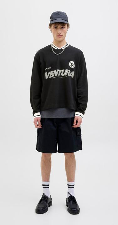 Immagine prodotto Jack & Jones Jcohorizon Sports Print Sweat Ls V-Neck (XL)