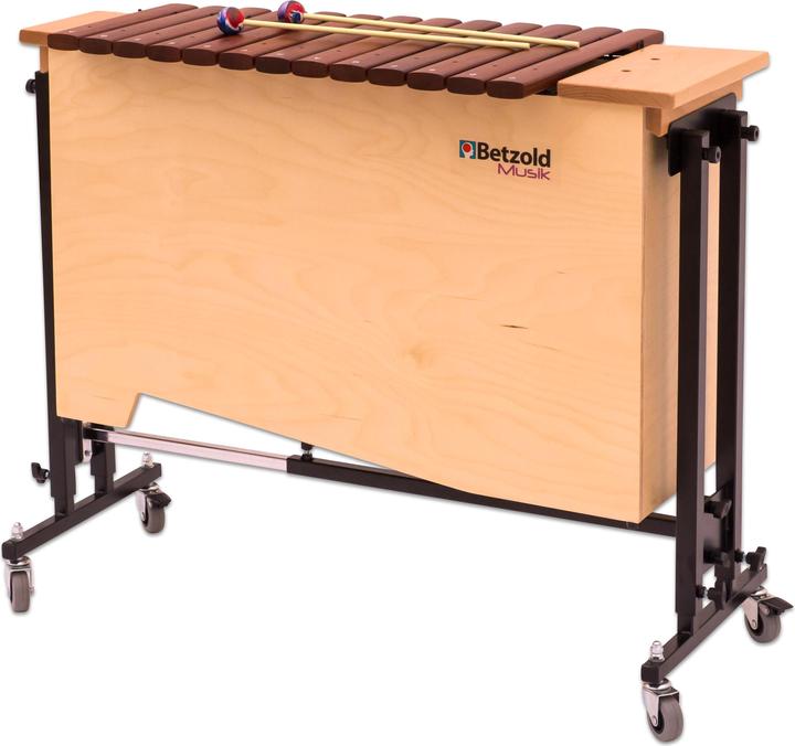 Image du produit Betzold Musik Xylophone basse + chariot à pied (Xylophone)