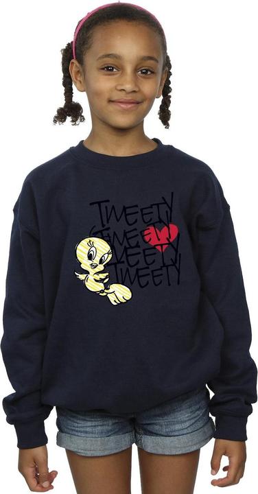 Immagine prodotto Looney Tunes Tweety Love Heart Felpa Ragazze (128)