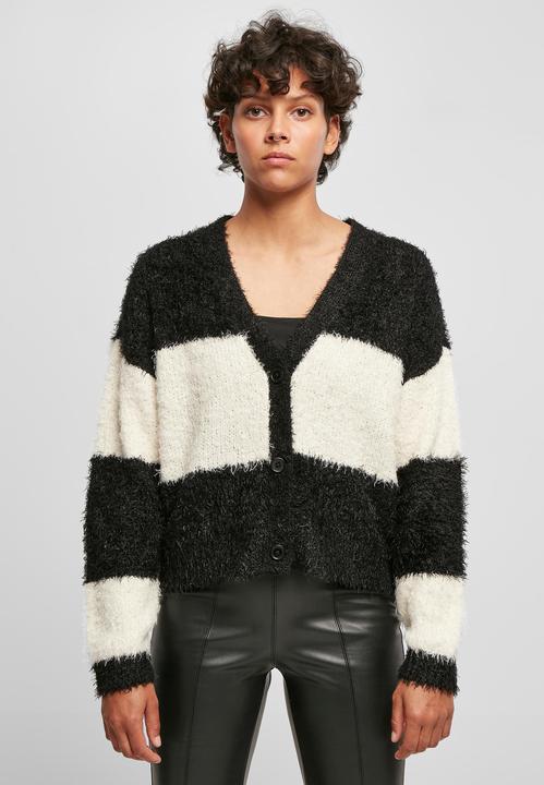 Immagine prodotto Urban Classics Cardigan corto da donna in piuma oversize (L)