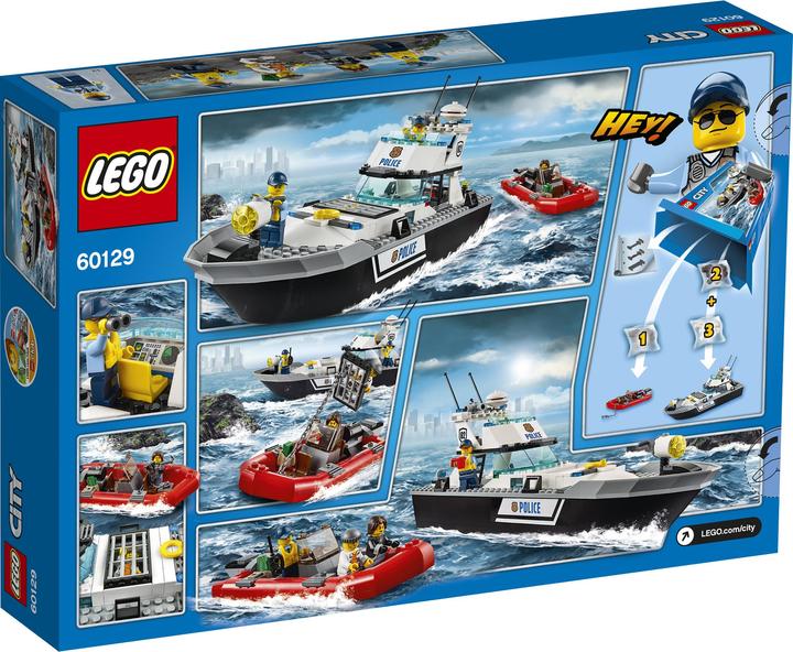 Produktbild LEGO City Polizei-Patrouillen-Boot (60129, LEGO City)