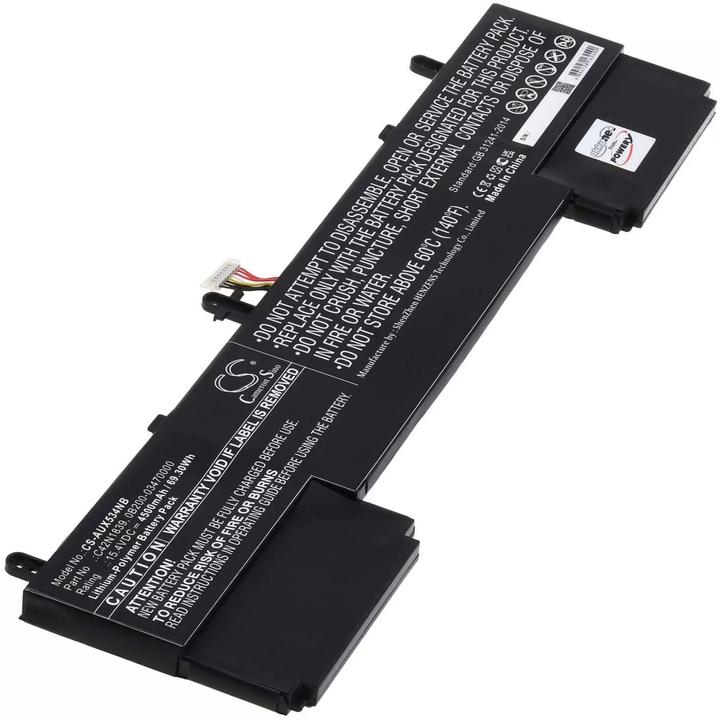 Actual product image AccuCell Battery Asus ZenBook 15 UX534FA, ZenBook Flip 15 UX563, type C42N1839 (4500 mAh)