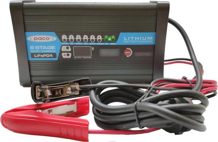 Immagine prodotto Paco LBC1210 10A/12V Caricabatterie LiFePO4 (12V, 10 A)