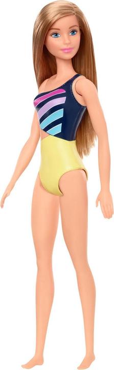 Image du produit Barbie Beach avec maillot de bain à rayures
