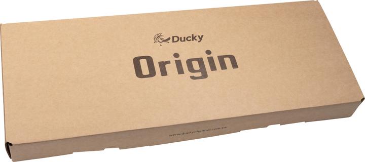 Produktbild Ducky Origin Vintage Gaming Tastatur, Cherry MX-Speed-Silver (DE, Kabelgebunden)