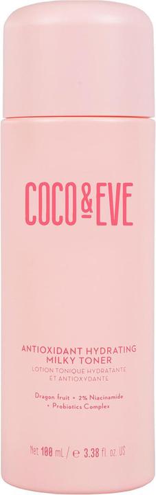 Image du produit Coco & Eve Lotion lactée hydratante antioxydante avec acide hyaluronique, niacinamide et probiotiques 100ml (Lotion tonique, 100 ml)