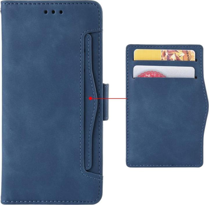 Immagine prodotto Cover-Discount iPhone 15 Pro Max - Custodia con molti scomparti per carte di credito blu (Apple iPhone 15 Pro Max)