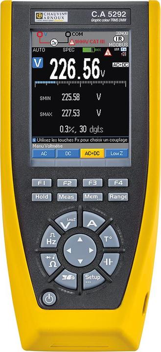 Image du produit Chauvin Arnoux Multimètre graphique couleur (CAT III, CAT IV 600V)