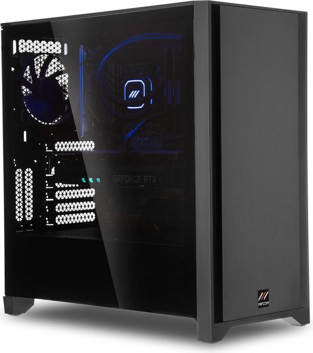 Image du produit Mifcom Savage RTX3080 Core i7 12th Advanced (Intel Core i7-12700K, 32 Go, 1500 Go, GeForce RTX 3080)