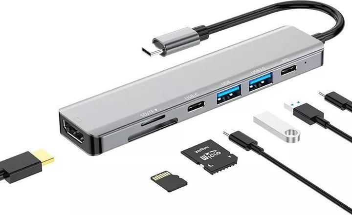 Produktbild PhoneLook USB-C Multi-Anschluss (USB-C, 7 Ports)