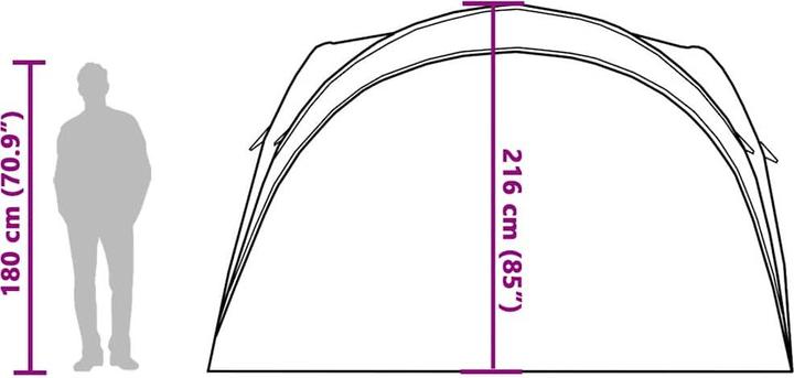Image du produit VidaXL Tente de réception étanche (305 cm, 305 cm)