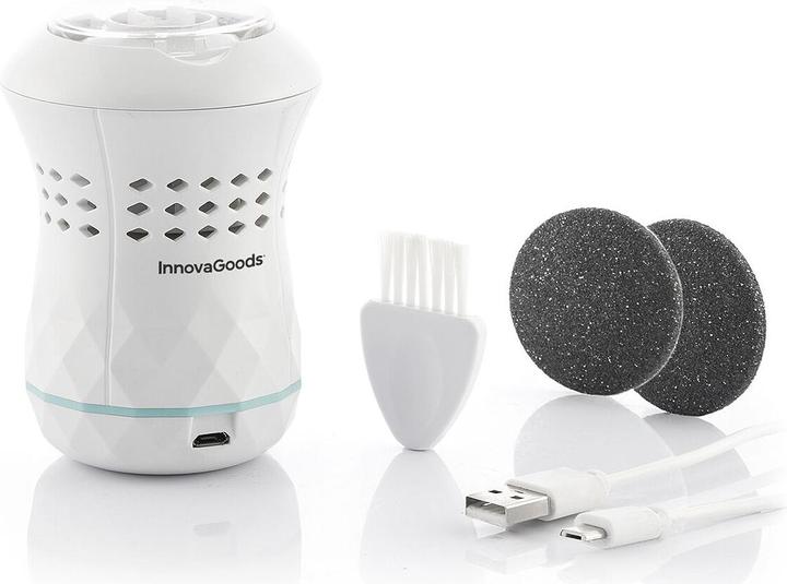 Immagine prodotto InnovaGoods V0103225 Lima per pedicure ricaricabile con aspirapolvere Inte Gramams ADO Sofeem Vari Materiali