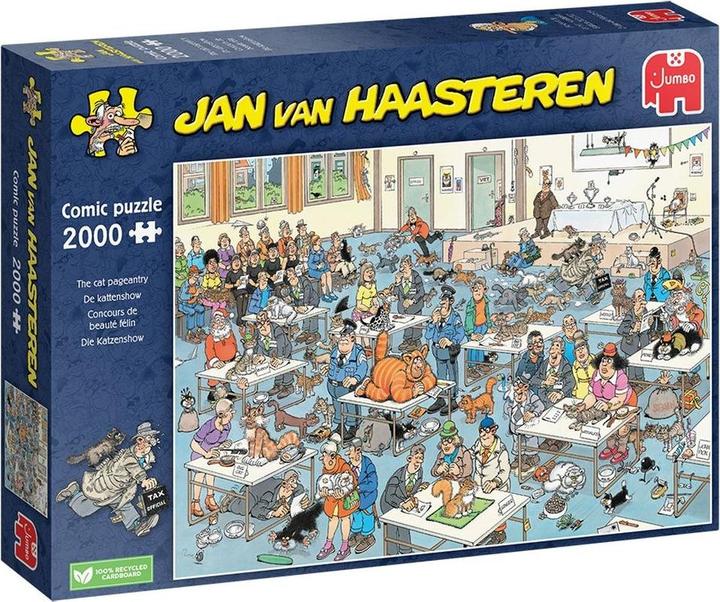 Actual product image Jumbo Jan van Haasteren, Kattenshow -palapeli, 2000 palaa (2000 pieces)