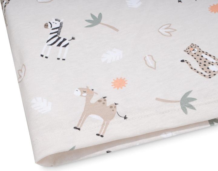 Actual product image Julius Zöllner Jersey cover Loop Comfy for changing mat Softy, savannah beige (85 x 75 cm)