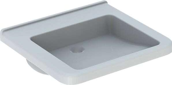 Actual product image Geberit Keramag Renova Nr. 1 Comfort, washbasin, accessible by wheelchair,600x550 mm, without tap hole, with (550 mm, 600 mm)